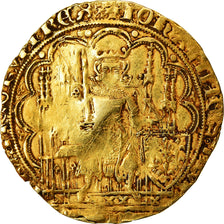 Moeda, França, Jean II le Bon, Ecu d'or à la chaise, Ecu d'or, VF(20-25)