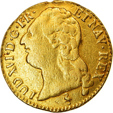 Moeda, França, Louis XVI, Louis d'or à la tête nue, Louis d'Or, 1786, Paris