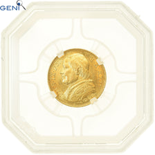Coin, ITALIAN STATES, PAPAL STATES, Pius IX, 20 Lire, 1869, Roma, GENI, MS64