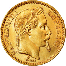 Coin, France, Napoleon III, Napoléon III, 20 Francs, 1865, Paris, MS(60-62)