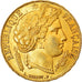 Moneta, Francja, Cérès, 20 Francs, 1851, Paris, AU(55-58), Złoto, KM:762