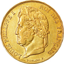 Moeda, França, Louis-Philippe, 20 Francs, 1848, Paris, AU(50-53), Dourado