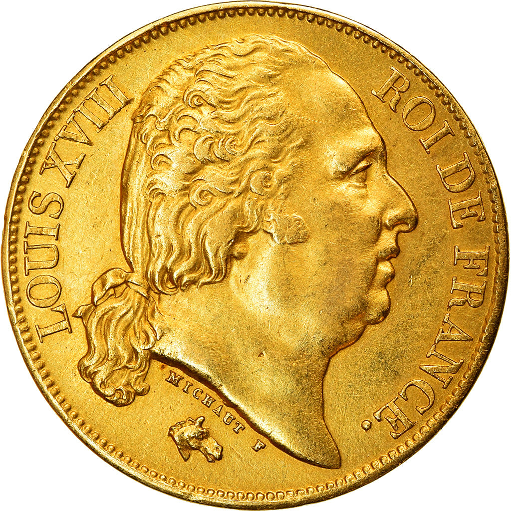 Monnaie, France, Louis XVIII, Louis XVIII, 20 Francs, 1817, Paris, SUP, Or