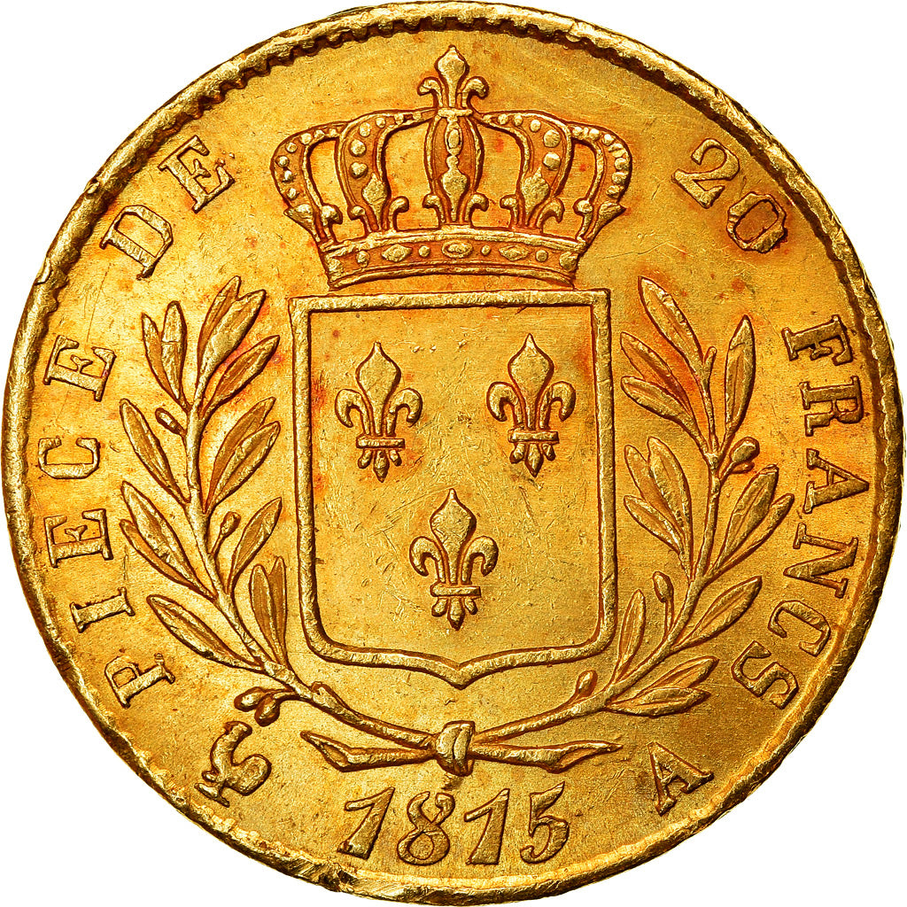 Monnaie, France, Louis XVIII, Louis XVIII, 20 Francs, 1815, Paris, SUP, Or