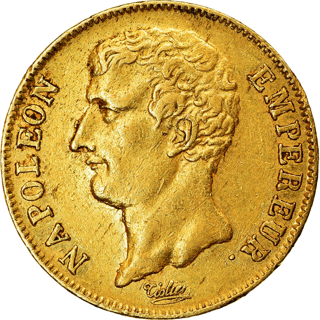 Moneta, Francia, Napoléon I, 20 Francs, An 12, Paris, BB, Oro, KM:661