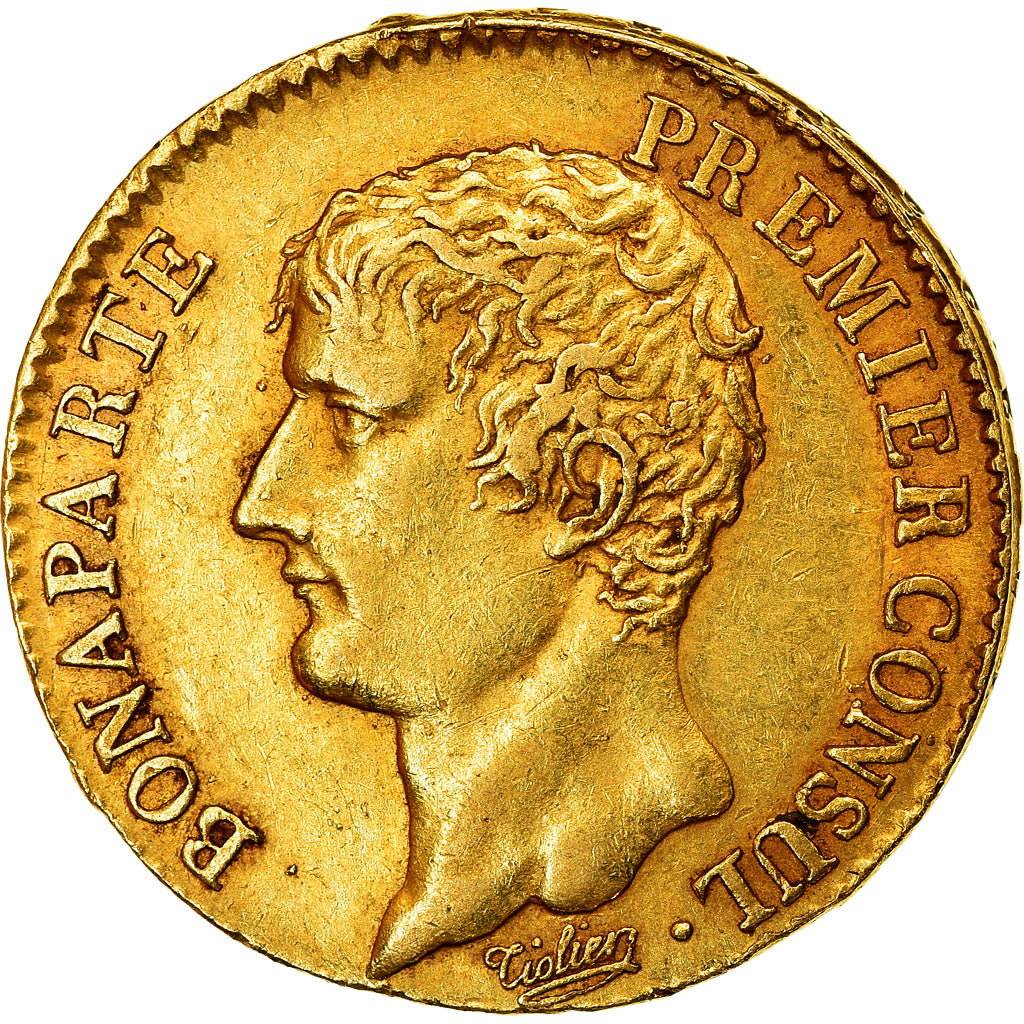 Coin, France, Napoléon I, 20 Francs, An 12, Paris, AU(55-58), Gold, KM:651