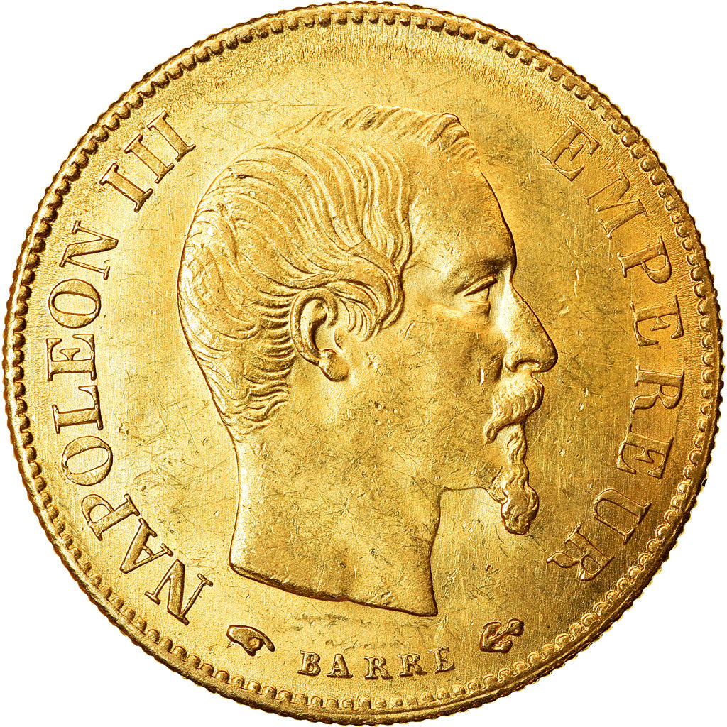 Coin, France, Napoleon III, Napoléon III, 10 Francs, 1859, Paris, MS(60-62)