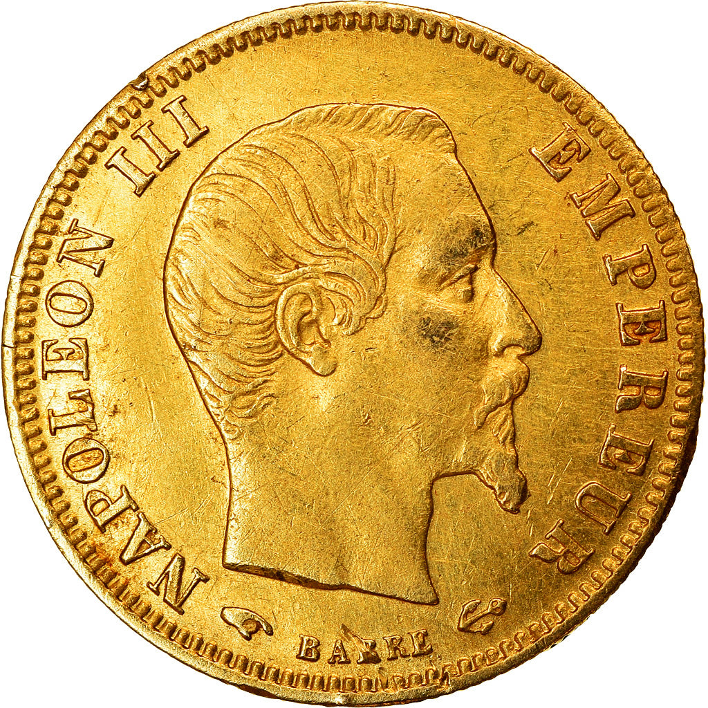 Moeda, França, Napoleon III, Napoléon III, 5 Francs, 1856, Paris, EF(40-45)