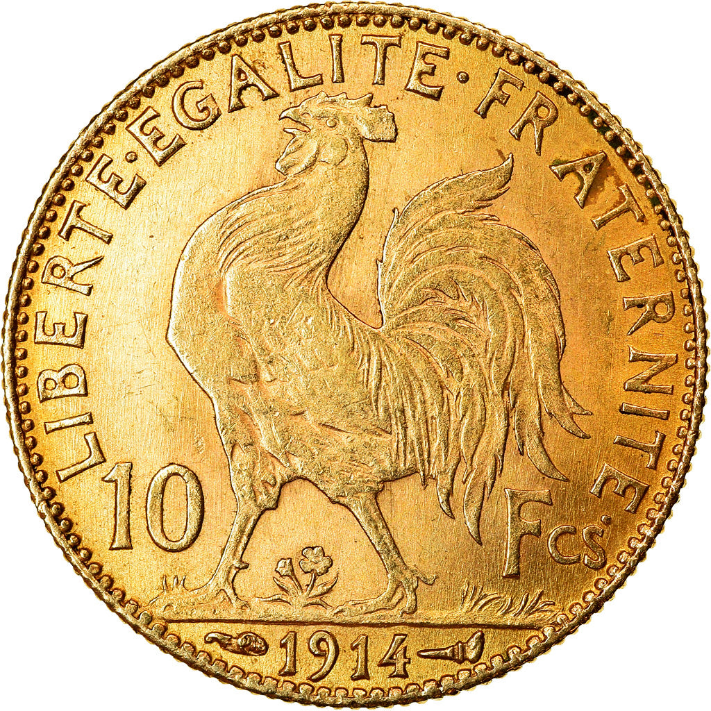 Monnaie, France, Marianne, 10 Francs, 1914, Paris, SUP, Or, Gadoury:1017, KM:846
