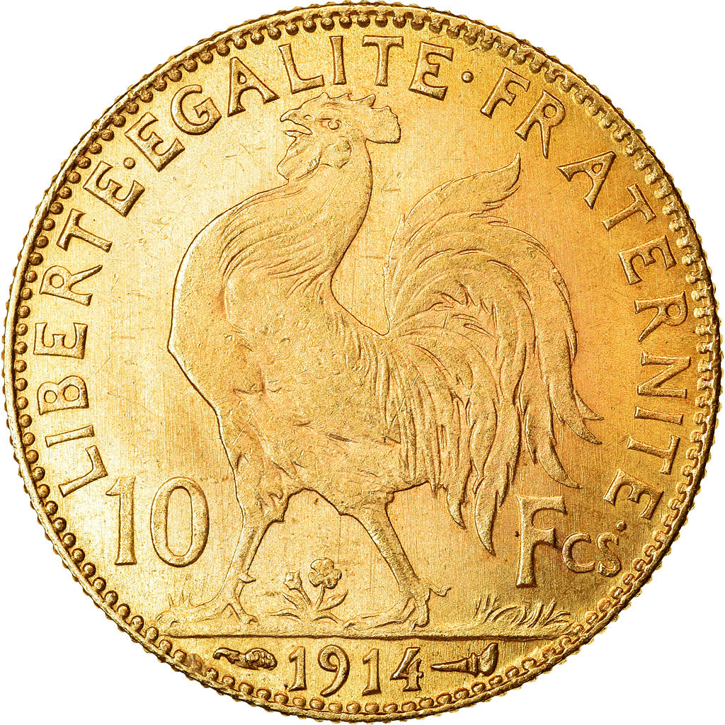 Monnaie, France, Marianne, 10 Francs, 1914, Paris, SPL, Or, Gadoury:1017, KM:846