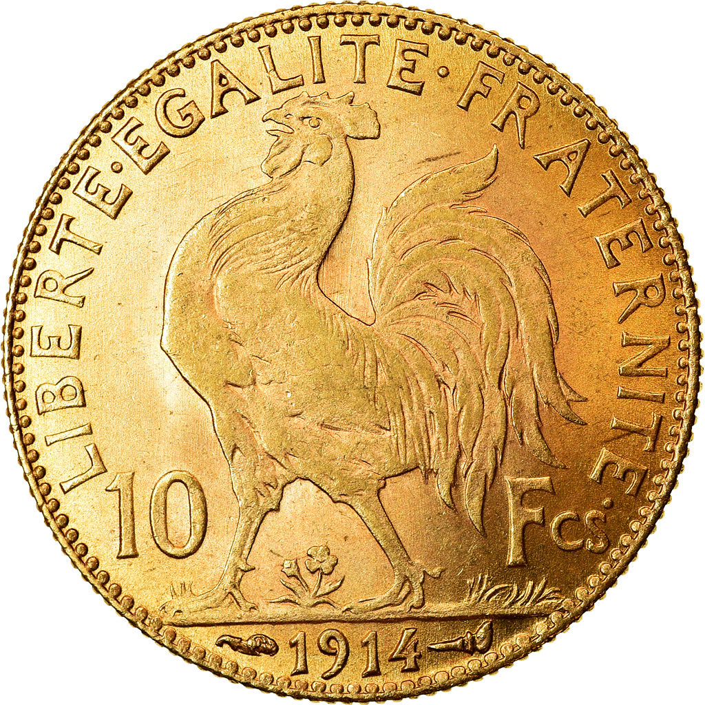 Monnaie, France, Marianne, 10 Francs, 1914, Paris, SPL, Or, Gadoury:1017, KM:846