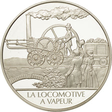 France, Medal, La locomotive à vapeur, Sciences & Technologies, MS(65-70)
