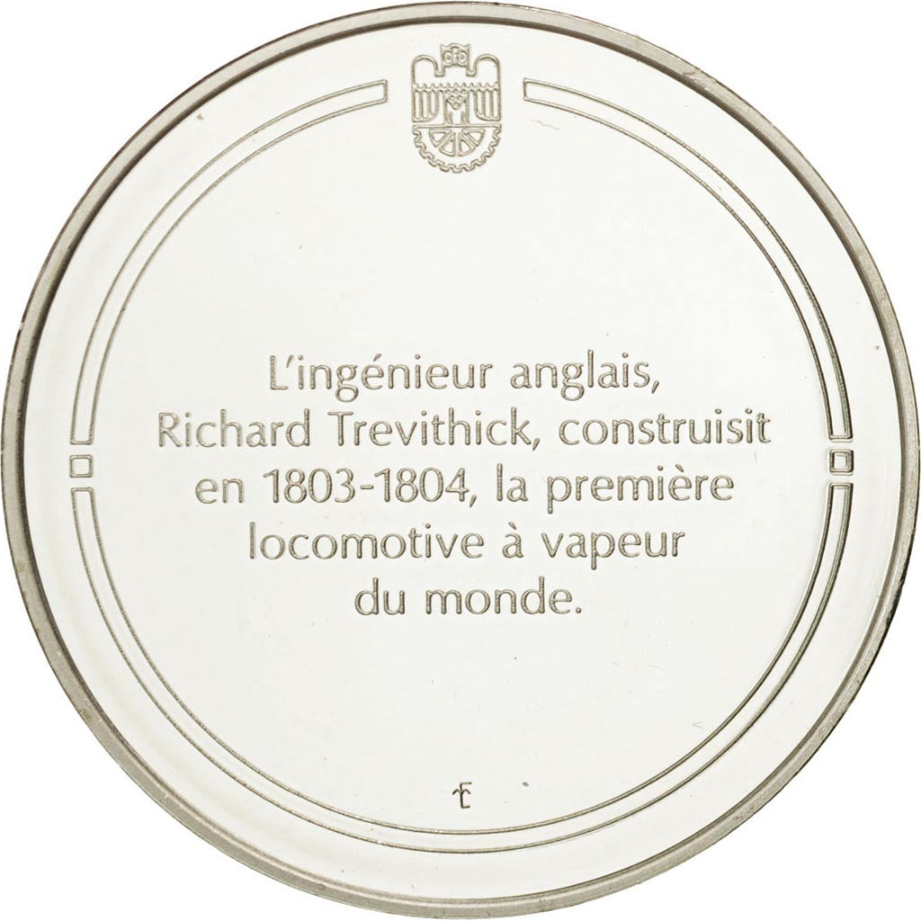 France, Medal, La locomotive à vapeur, Sciences & Technologies, MS(65-70)
