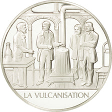 France, Medal, La vulcanisation, Sciences & Technologies, MS(65-70), Silver