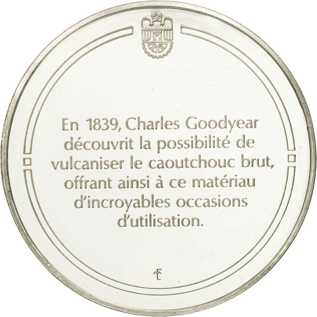 France, Medal, La vulcanisation, Sciences & Technologies, MS(65-70), Silver