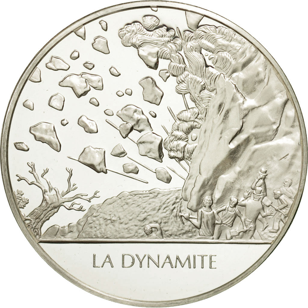 France, Medal, La dynamite, Sciences & Technologies, MS(65-70), Silver