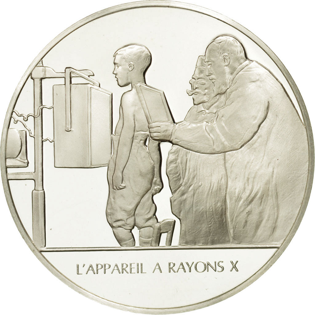 France, Medal, L'appareil à rayons x, Sciences & Technologies, MS(65-70)