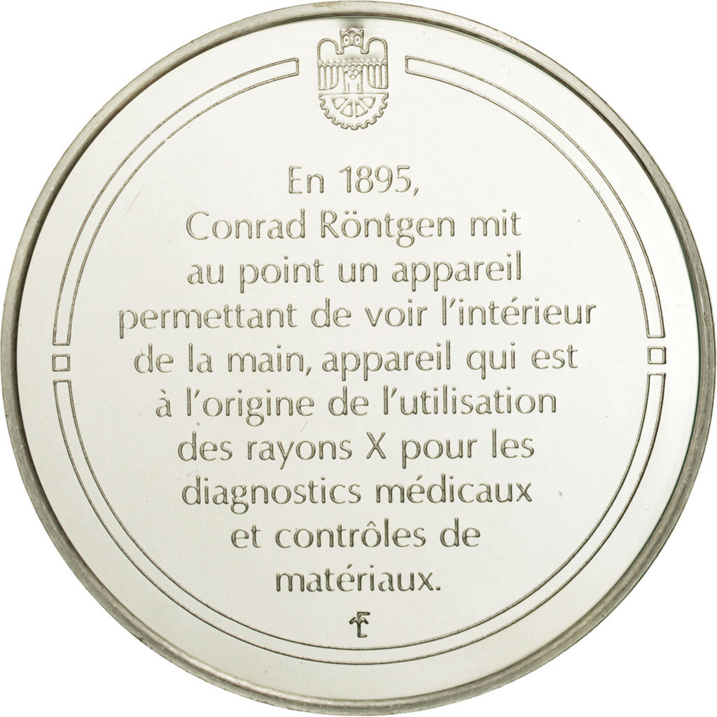 France, Medal, L'appareil à rayons x, Sciences & Technologies, MS(65-70)