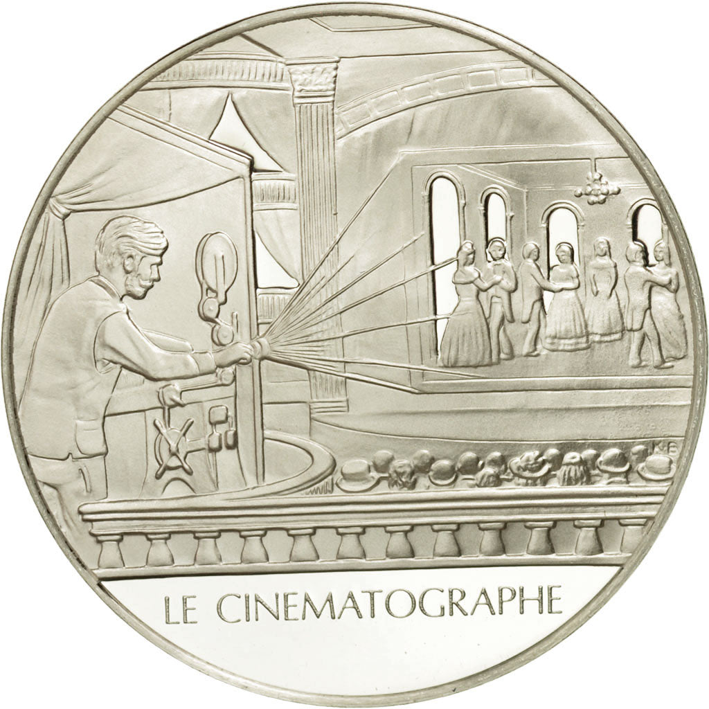 France, Medal, Le cinématographe, Sciences & Technologies, MS(65-70), Silver