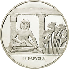 France, Medal, Le papyrus, Sciences & Technologies, MS(65-70), Silver