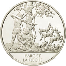 France, Medal, L'arc et la flèche, Sciences & Technologies, MS(65-70), Silver