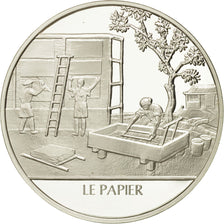 France, Medal, Le papier, Sciences & Technologies, MS(65-70), Silver