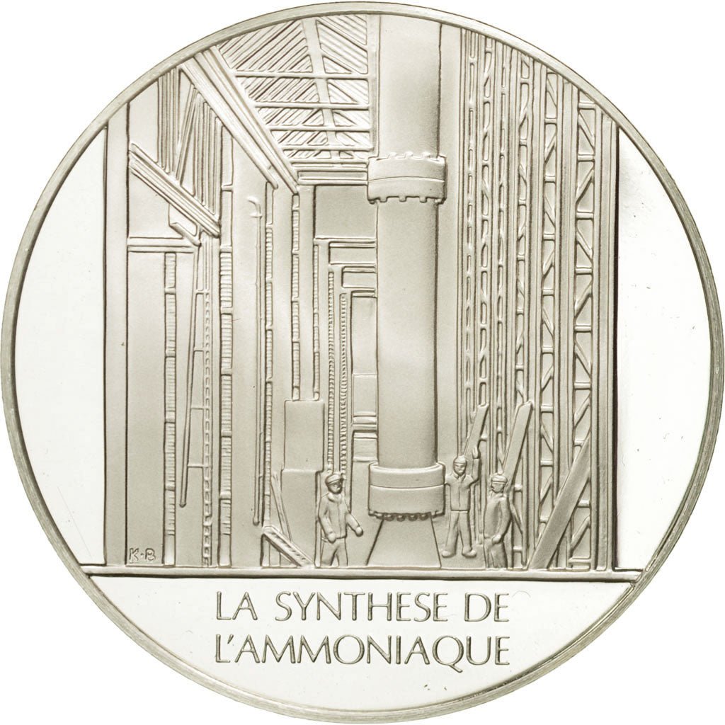 France, Medal, La synthèse de l'ammoniaque, Sciences & Technologies, MS(65-70)