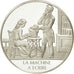 France, Medal, La machine à écrire, Sciences & Technologies, MS(65-70), Silver