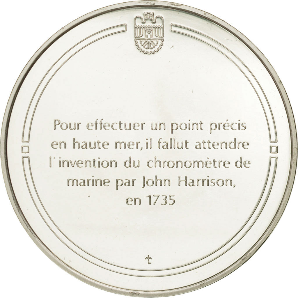 France, Medal, Le chronomètre de marine, Sciences & Technologies, MS(65-70)