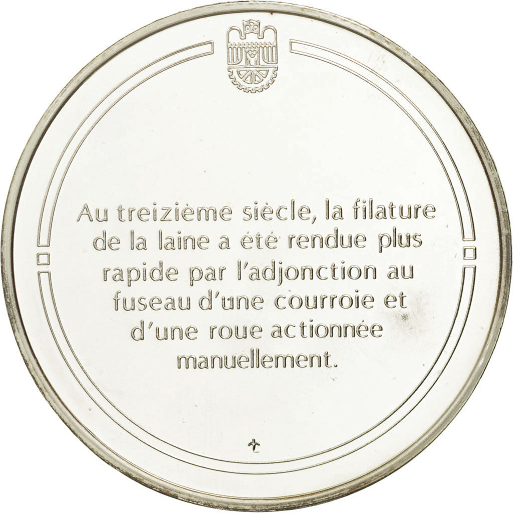 France, Medal, Le rouet, Sciences & Technologies, MS(65-70), Silver