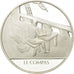 France, Medal, Le compas, Sciences & Technologies, MS(65-70), Silver