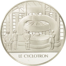 France, Medal, Le cyclotron, Sciences & Technologies, MS(65-70), Silver