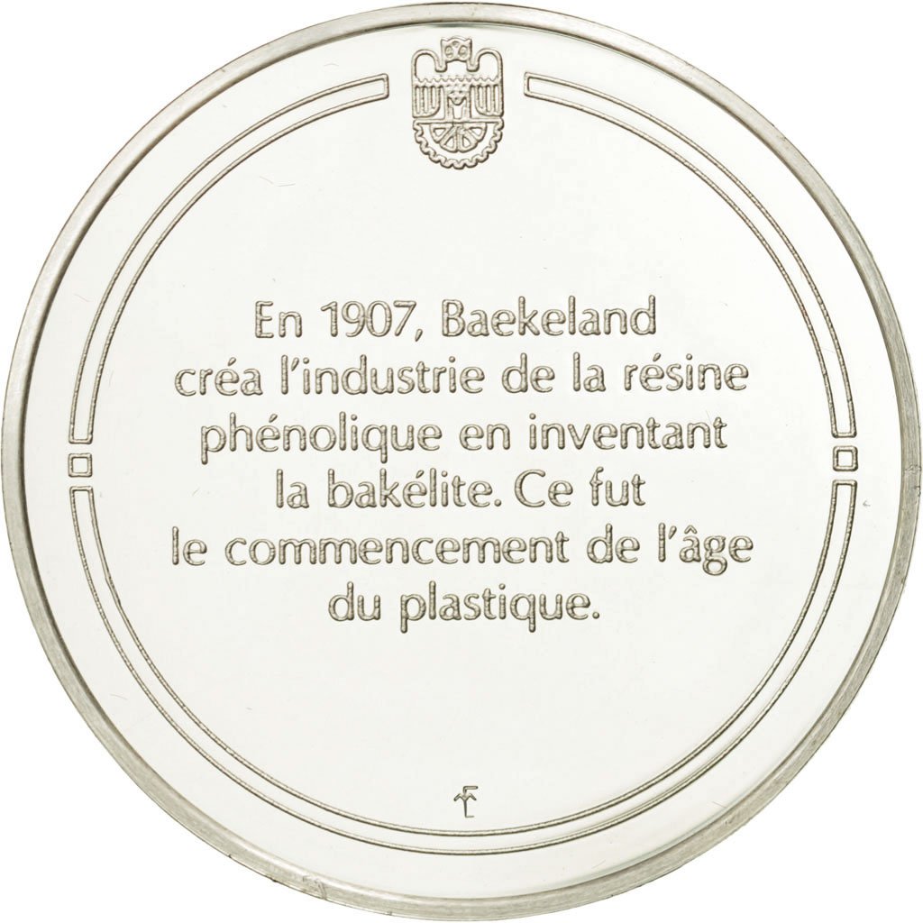 France, Medal, La bakelite, Sciences & Technologies, MS(65-70), Silver