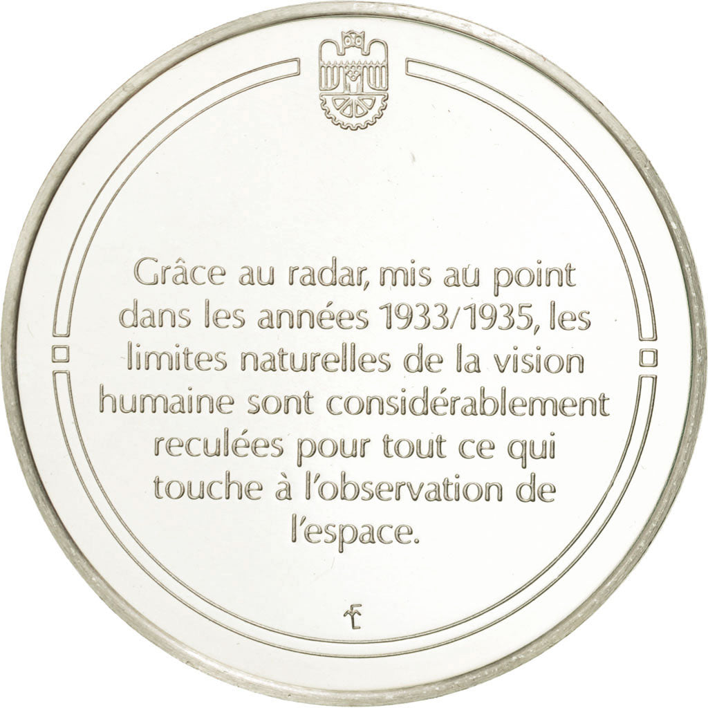 France, Medal, Le radar, Sciences & Technologies, MS(65-70), Silver