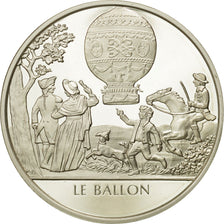 France, Medal, Le ballon, Sciences & Technologies, MS(65-70), Silver