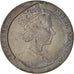 Isle of Man, Elizabeth II, Crown, 1990, Toned, Silver, KM:267a
