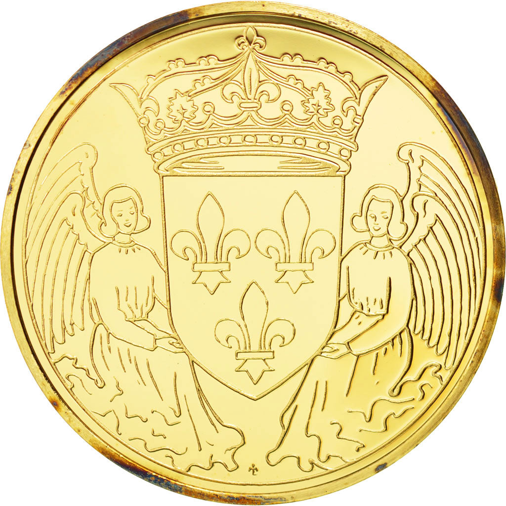 France, Medal, Les Rois de France, Charles IX, History, FDC, Vermeil