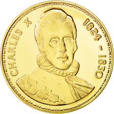 France, Medal, Les Rois de France, Charles X, History, FDC, Vermeil