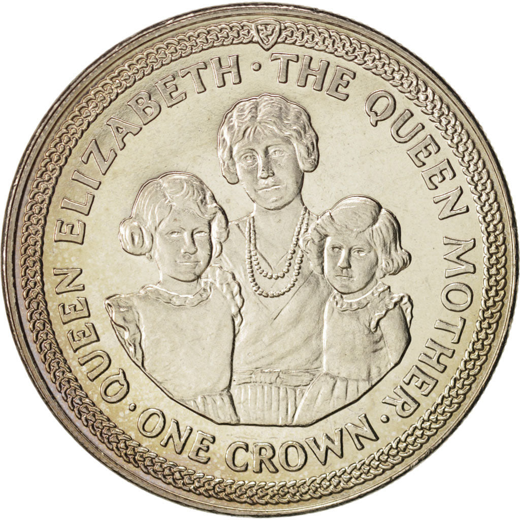 Isle of Man, Elizabeth II, Crown, 1990, Pobjoy Mint, Silver, KM:307a