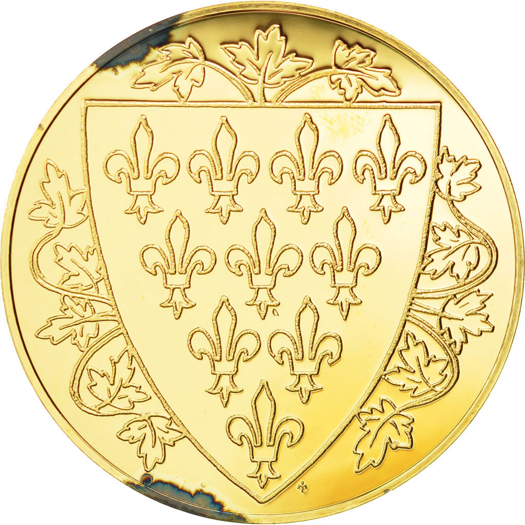 Frankrijk, Medal, Les Rois de France, Philippe IV, History, FDC, Vermeil