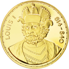 France, Medal, Les Rois de France, Louis I, History, FDC, Vermeil