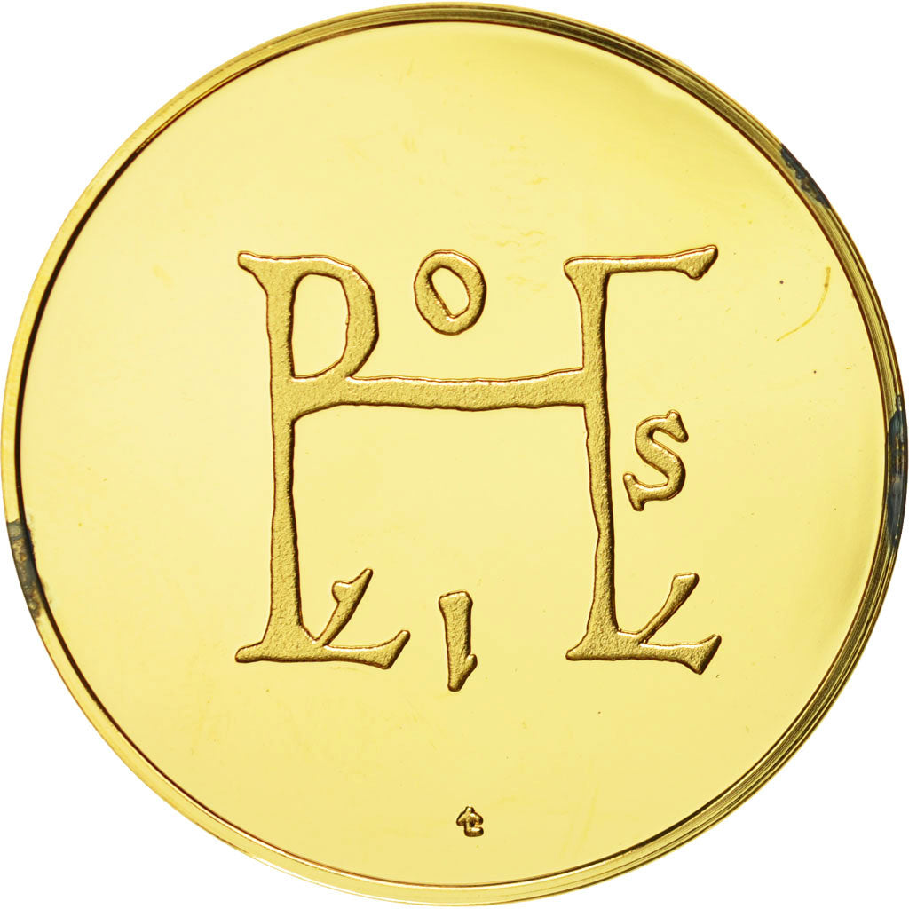 France, Medal, Les Rois de France, Louis II, History, FDC, Vermeil