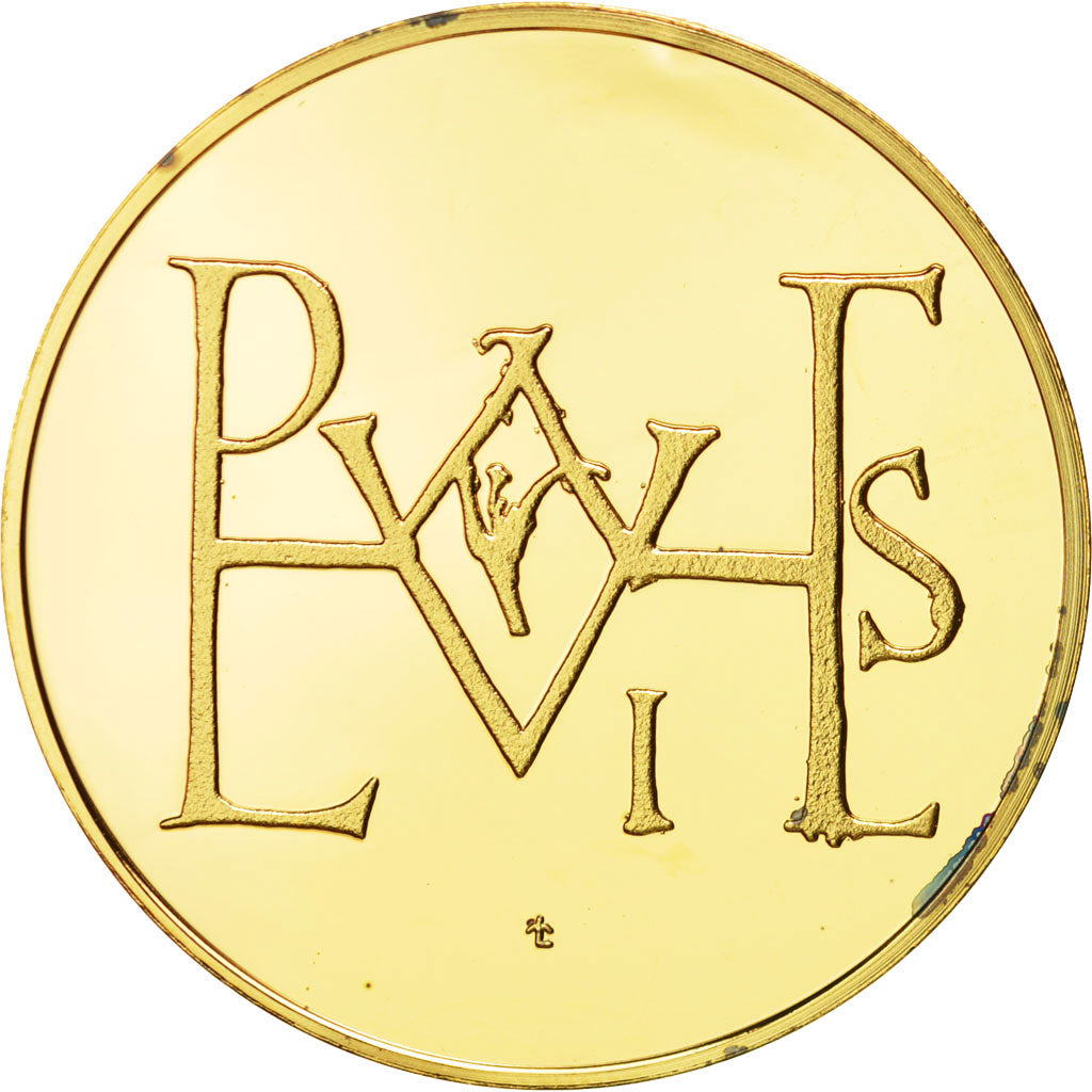 Frankrijk, Medal, Les Rois de France, Louis V, History, FDC, Vermeil