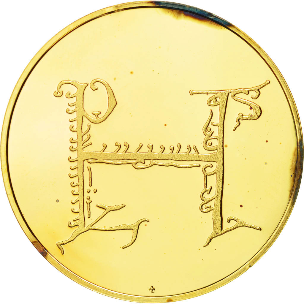 Frankreich, Medal, Les Rois de France, Louis VI, History, STGL, Vermeil