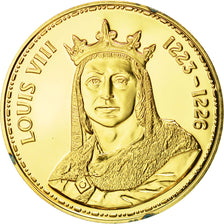 France, Medal, Les Rois de France, Louis VIII, History, FDC, Vermeil