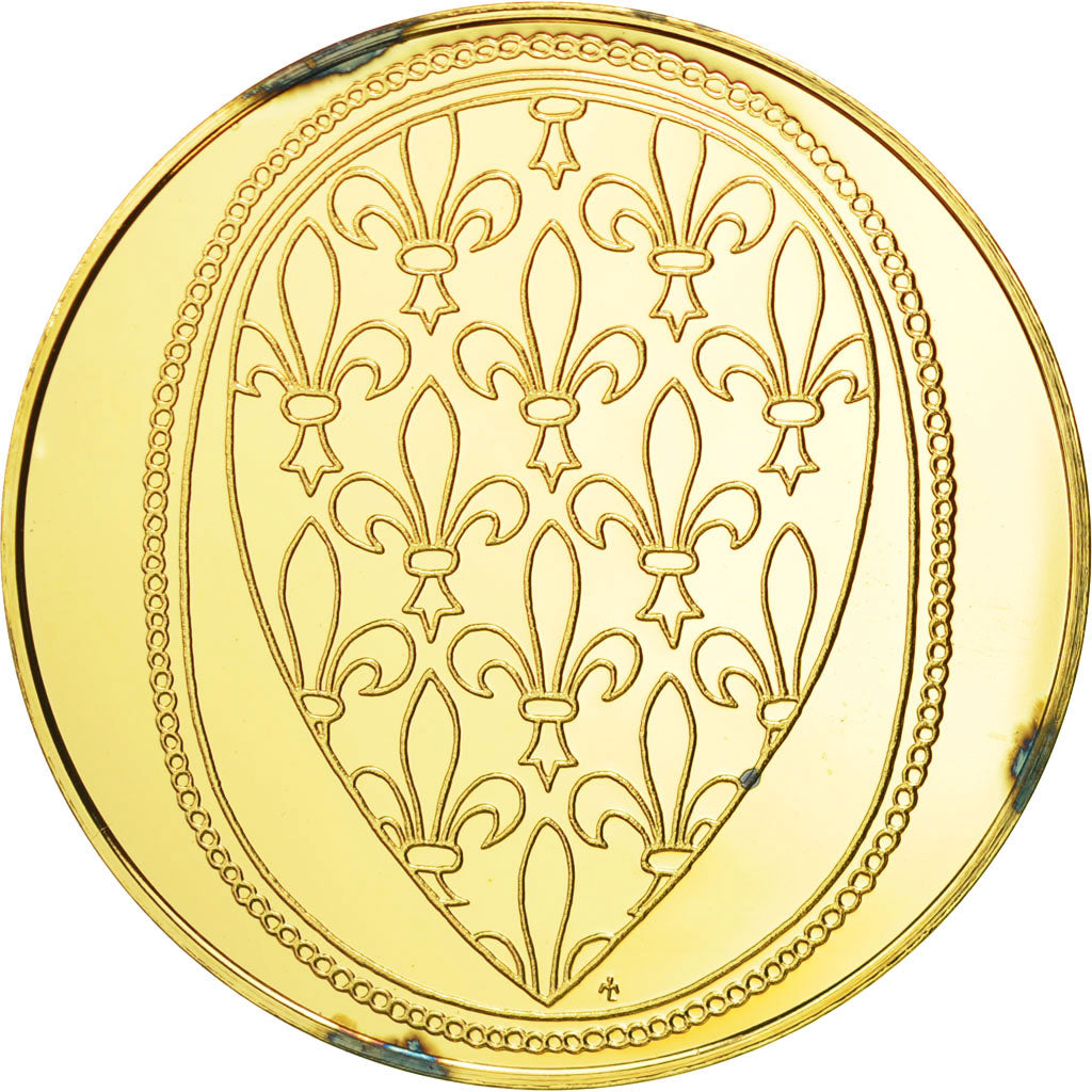 France, Medal, Les Rois de France, Louis VIII, History, FDC, Vermeil