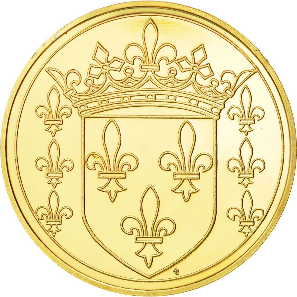 France, Medal, Les Rois de France, Louis XII, History, FDC, Vermeil