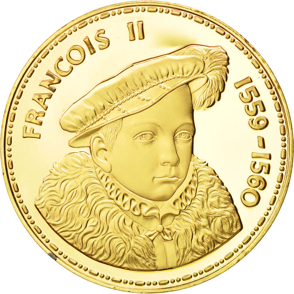 Francia, Medal, Les Rois de France, François II, History, FDC, Vermeil