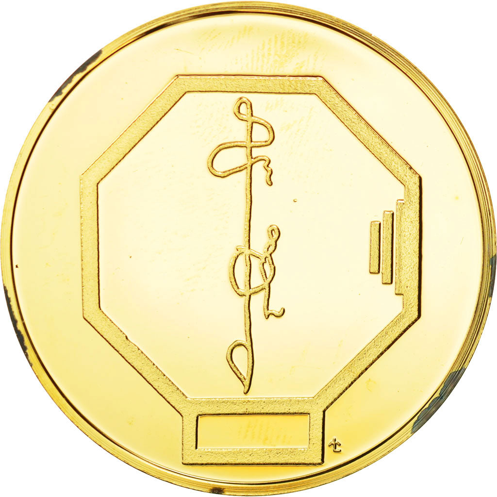France, Medal, Les Rois de France, Clovis, History, MS(65-70), Vermeil