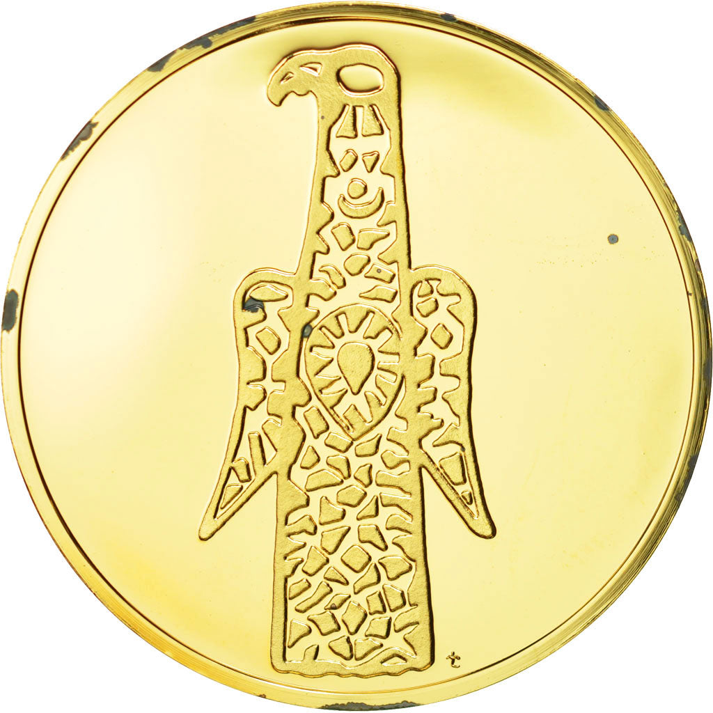 Francia, Medal, Les Rois de France, Clotaire Ier, History, FDC, Vermeil